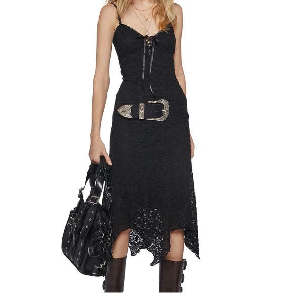 🆕 Dolls Kill TUMBLEWEED SUNSET MIDI DRESS size 1x - Picture 5 of 6